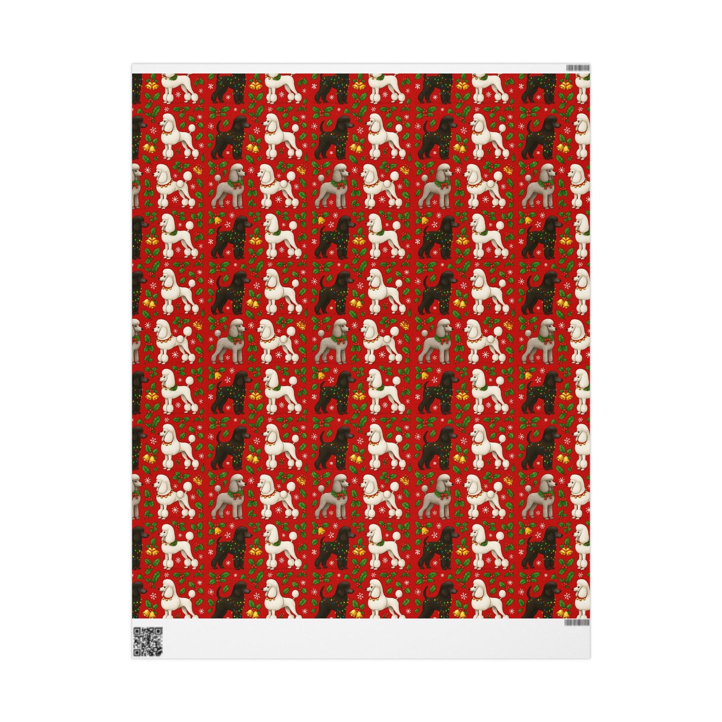Wrapping Paper - Poodle Christmas