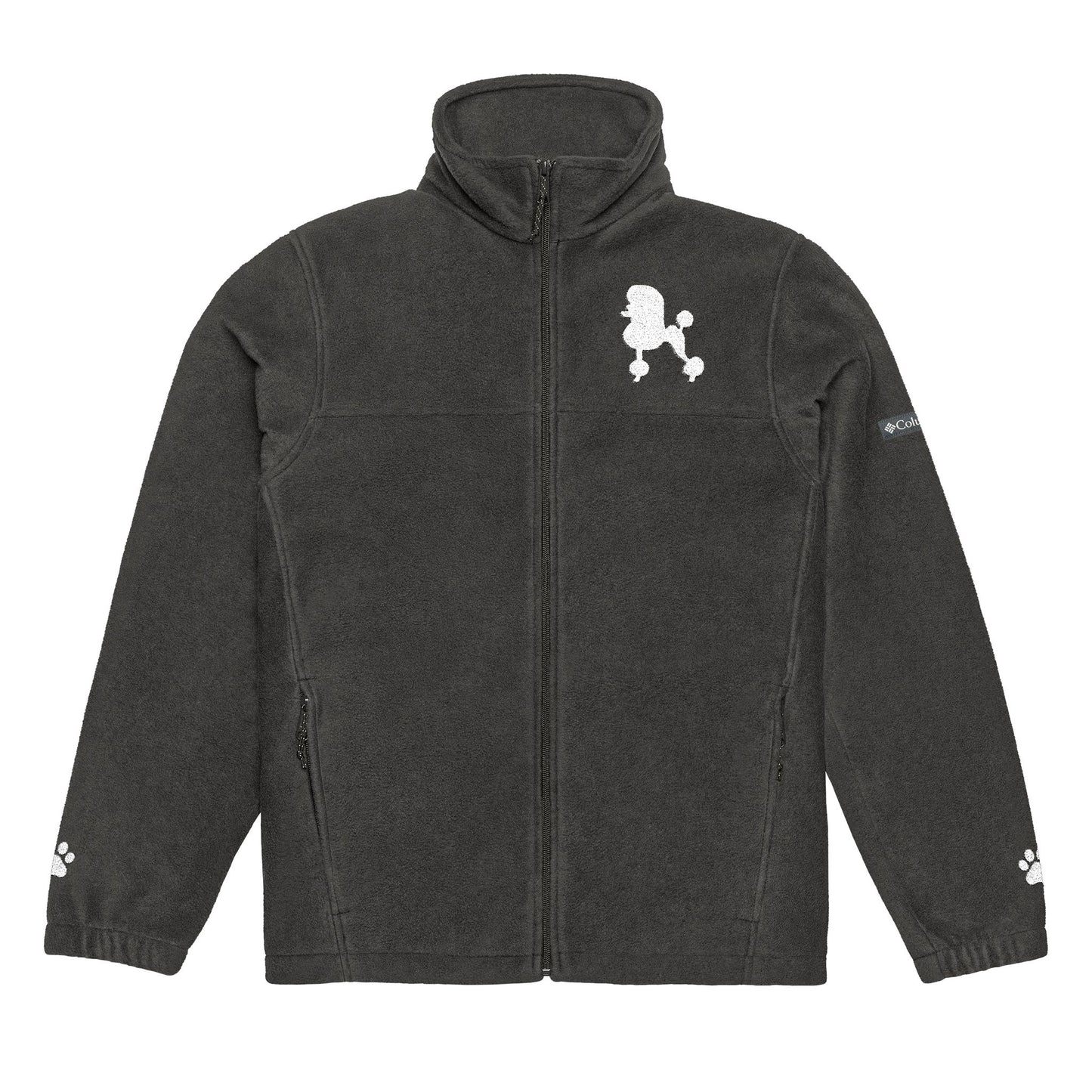 Embroidered Poodle Fleece Jacket