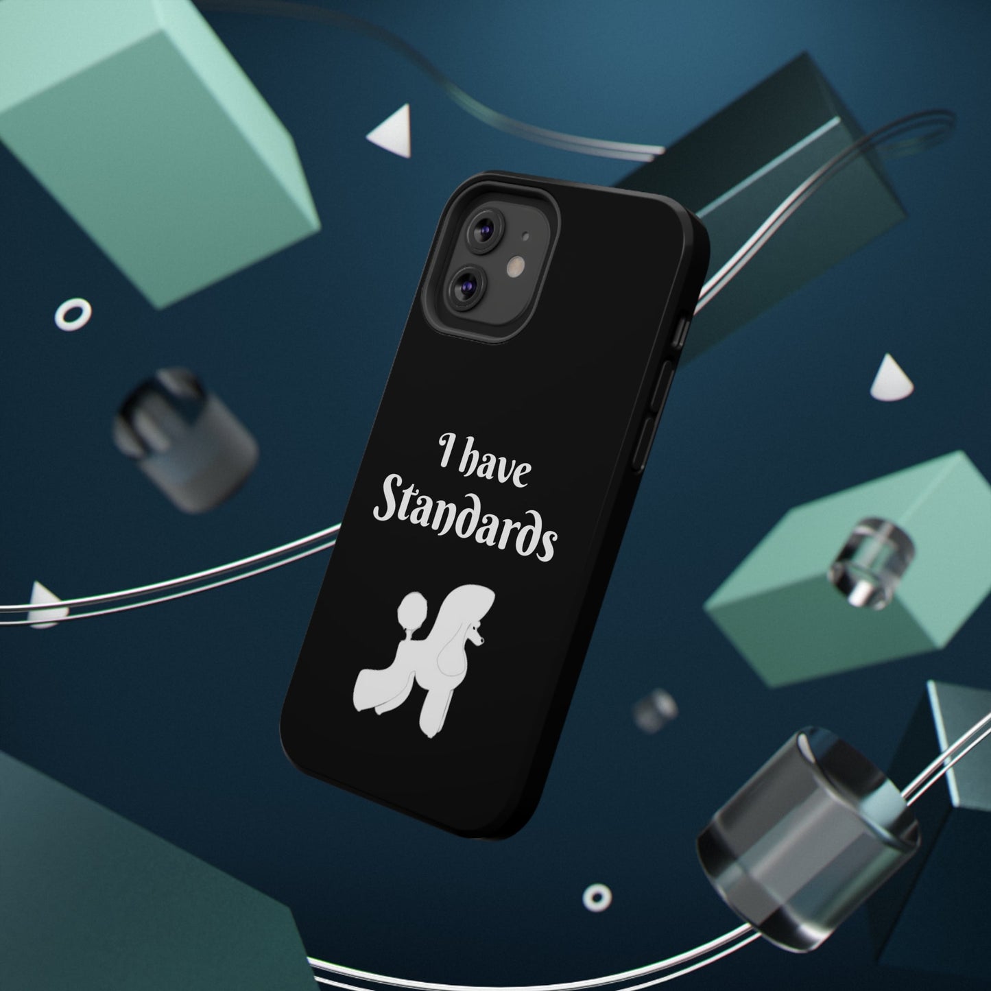 I have Standards - Poodle - Drop Resistant Case for Dog Groomer Cell Phone