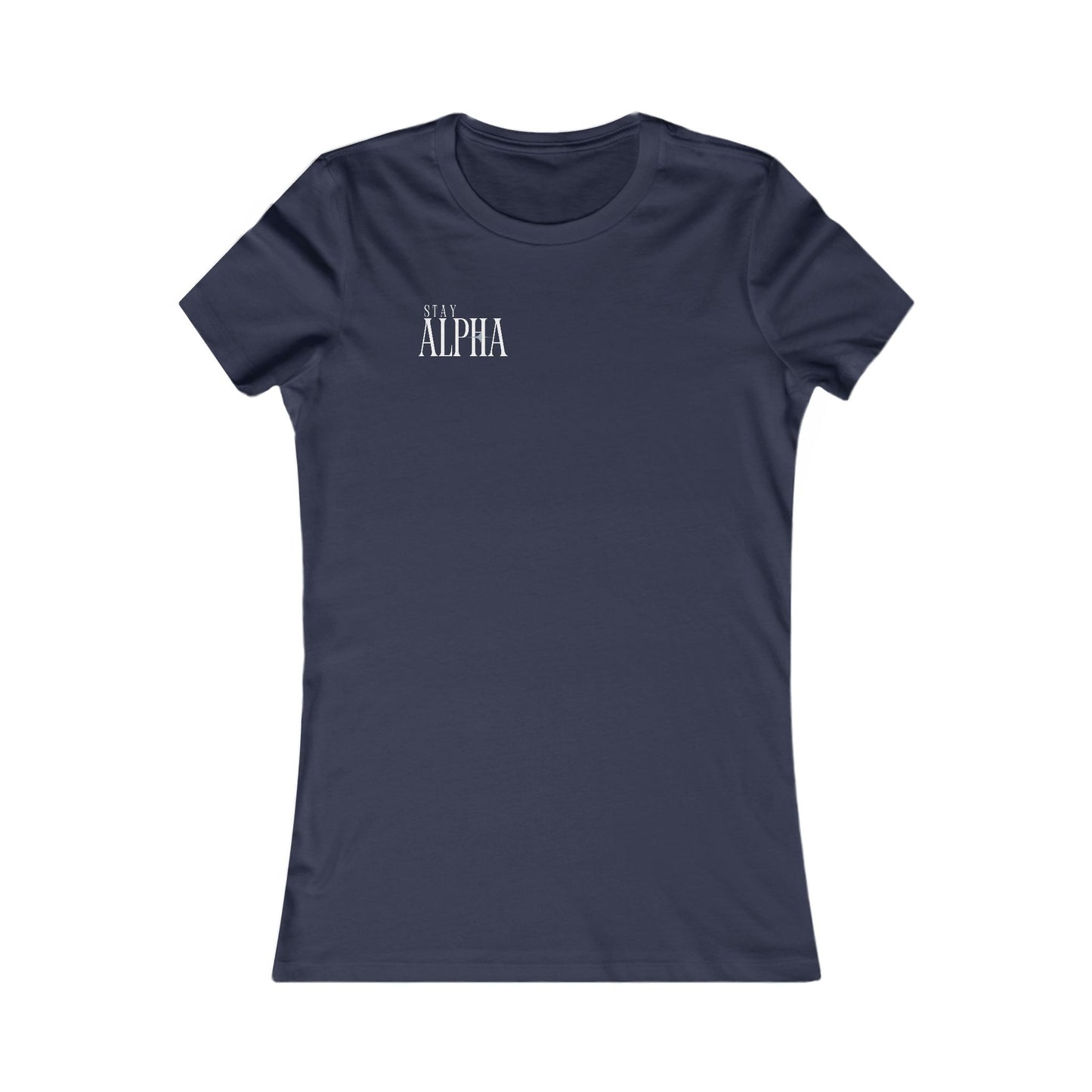 Stay Alpha Women's Fitted Tee