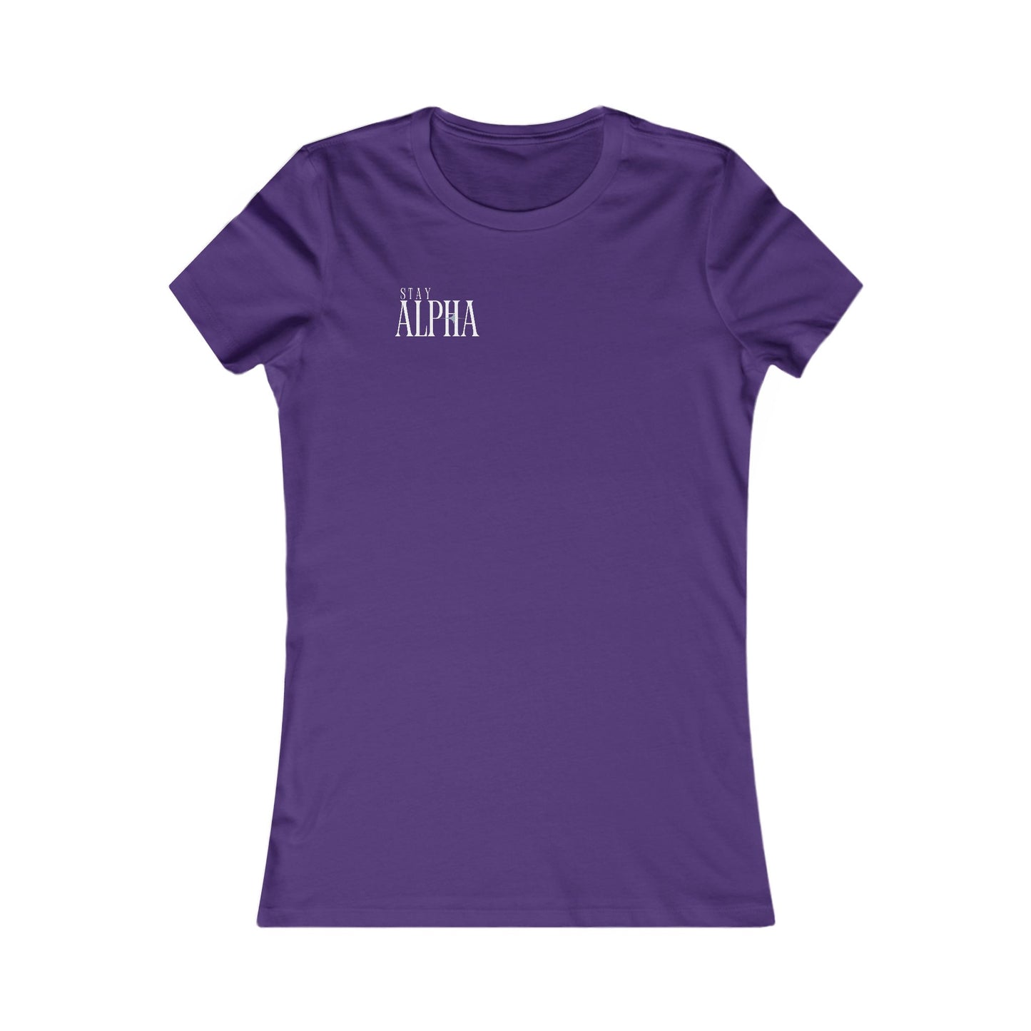 Stay Alpha Women's Fitted Tee