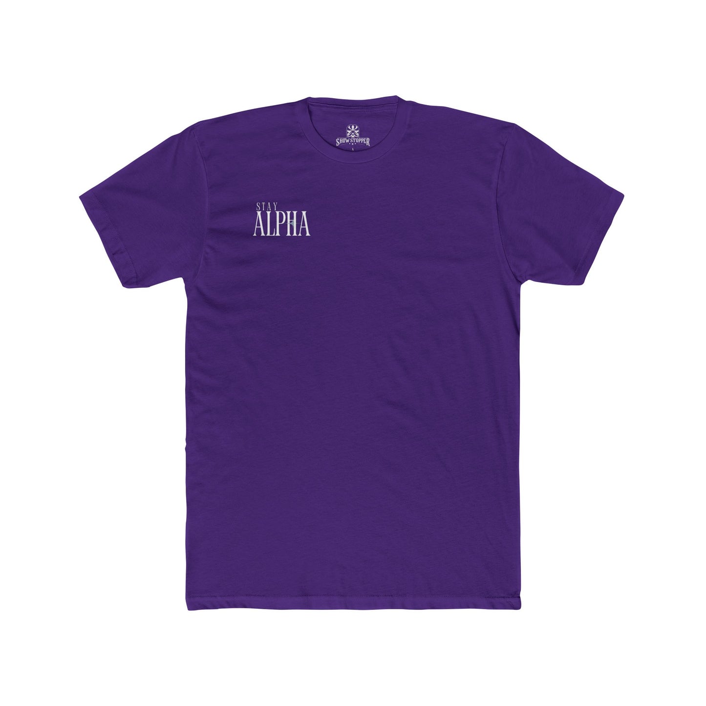 Unisex Cotton Crew Tee - Stay Alpha
