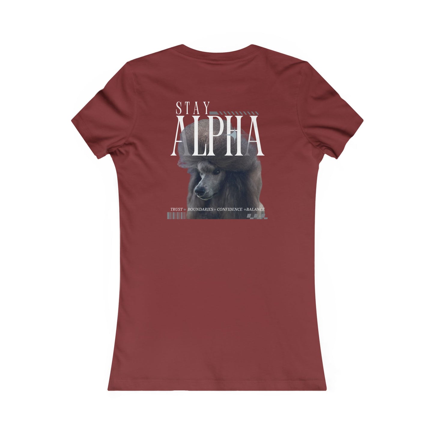 Stay Alpha Women's Fitted Tee