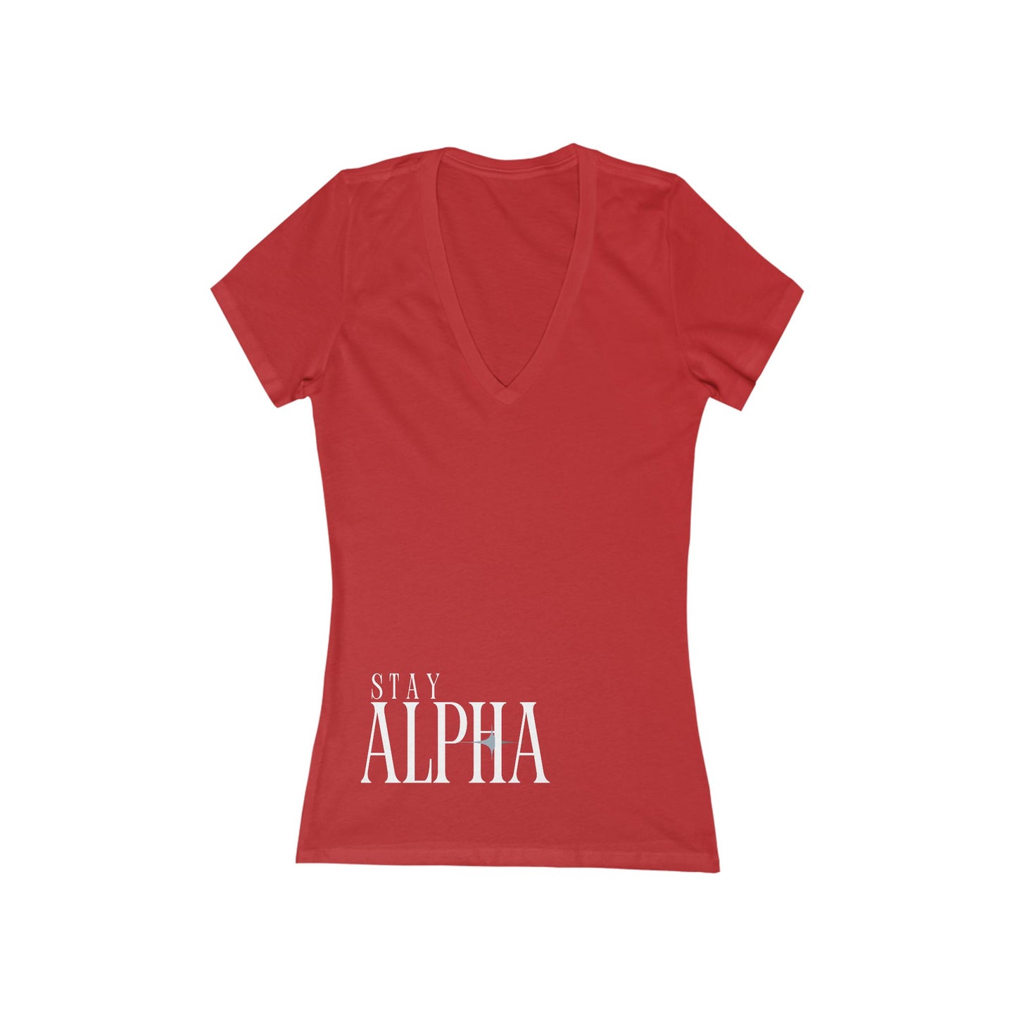 Stay Alpha V-Neck Tee