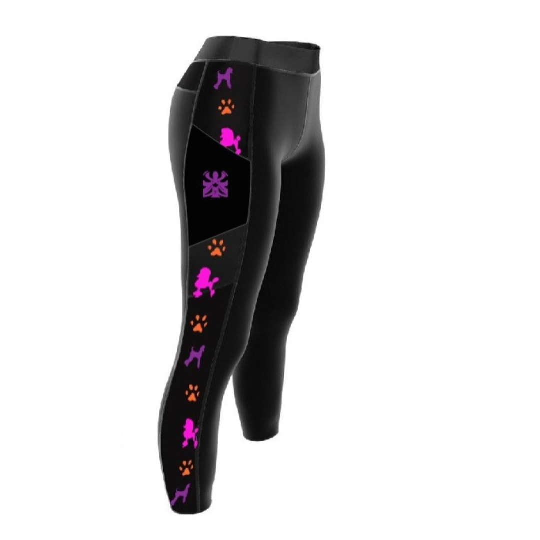 Limited Edition Dog Grooming Leggings - Poodle Trims