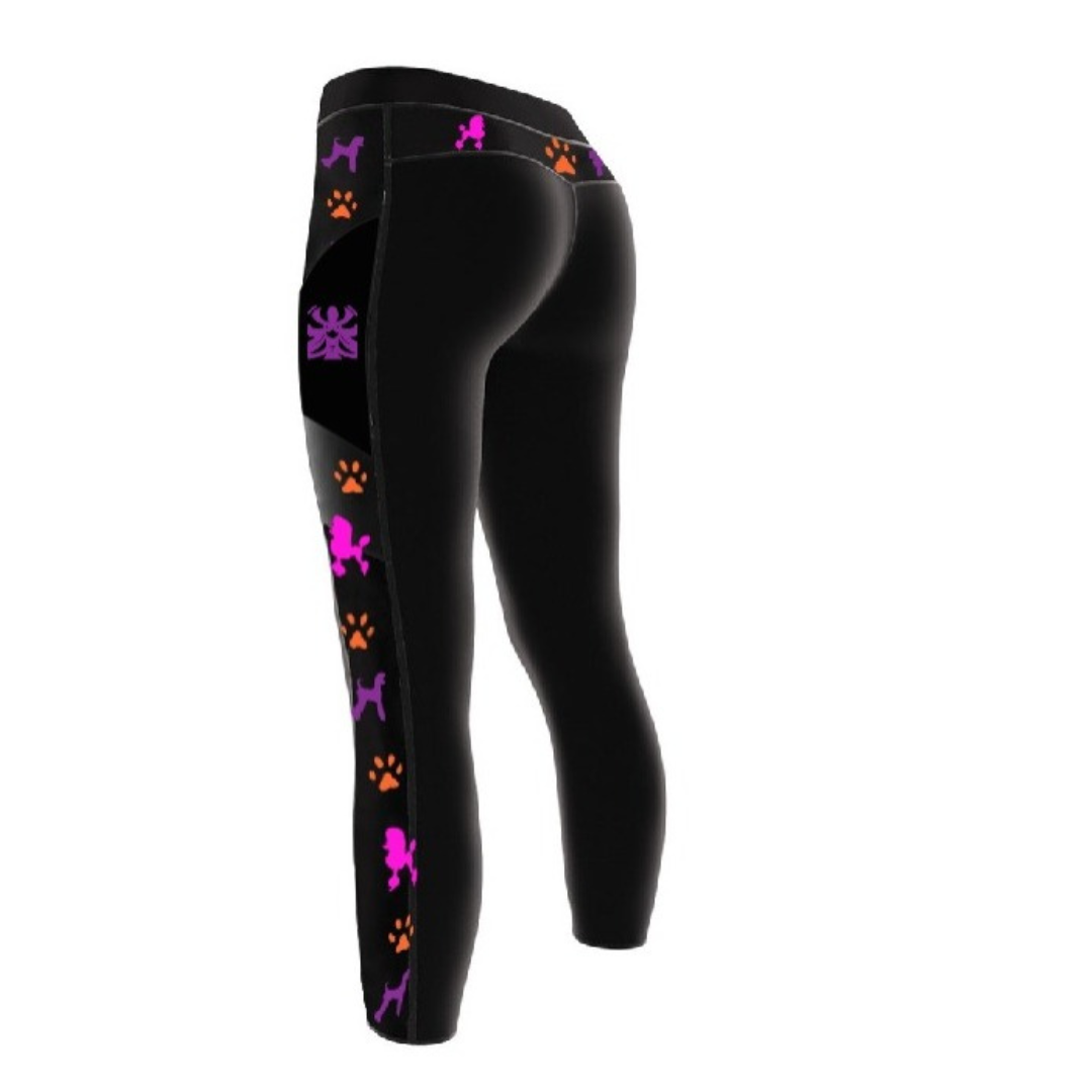 Limited Edition Dog Grooming Leggings - Poodle Trims