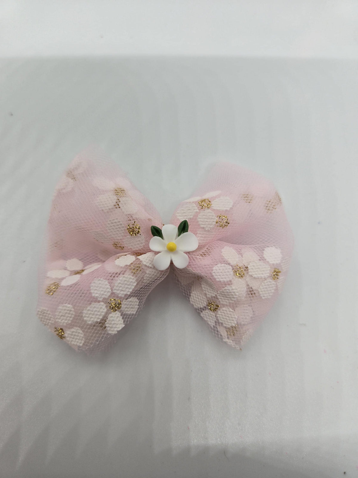 Floral Dog Bows - Set of 10