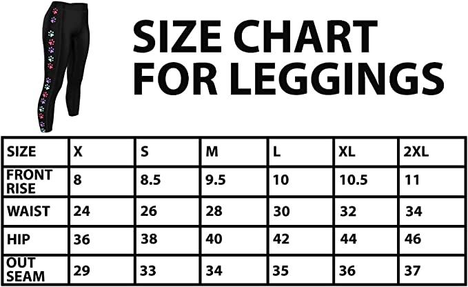 Grooming Leggings - Paw Print
