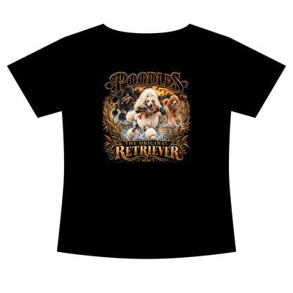 Women's Poodle Retriever - Slim Fit Cotton Polyester T-Shirt