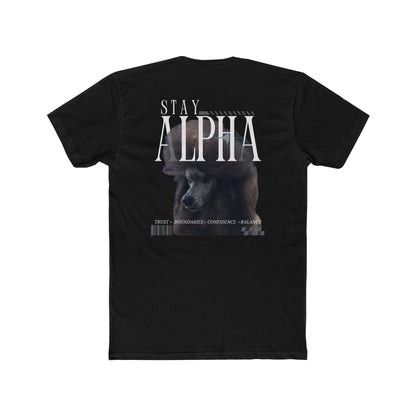 Unisex Cotton Crew Tee - Stay Alpha