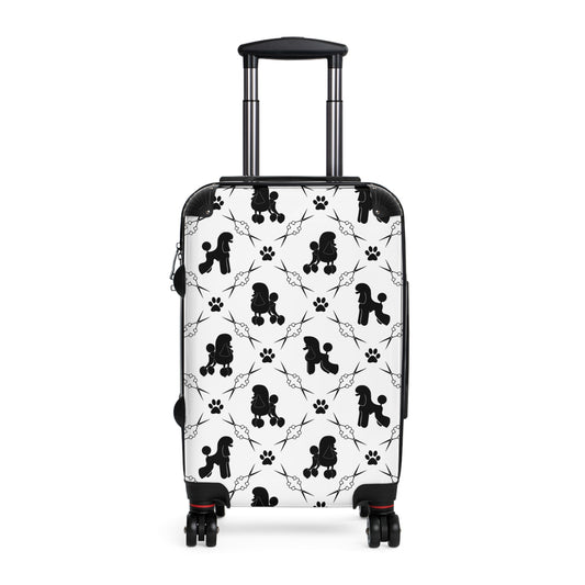 Poodle Luggage - Dog Groomer Suitcase - Poodle Show Trims