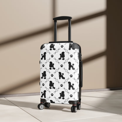 Poodle Luggage - Dog Groomer Suitcase - Poodle Show Trims