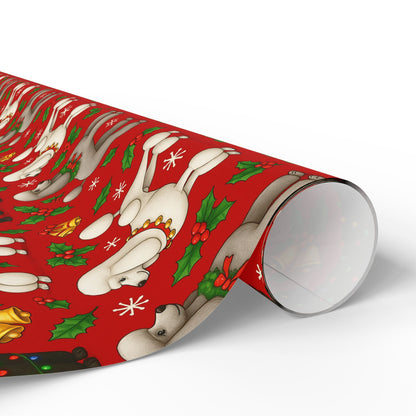 Wrapping Paper - Poodle Christmas
