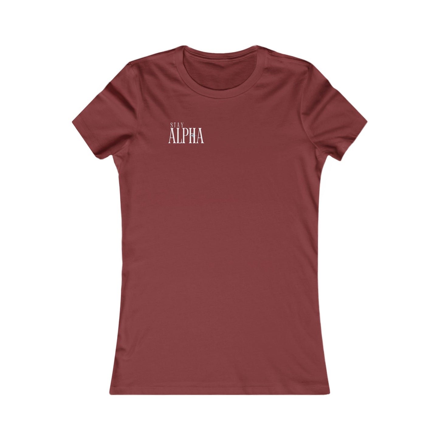 Stay Alpha Women's Fitted Tee
