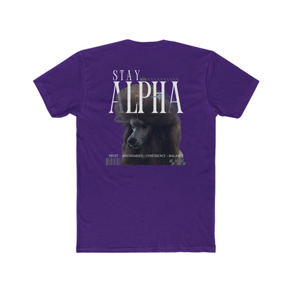 Unisex Cotton Crew Tee - Stay Alpha