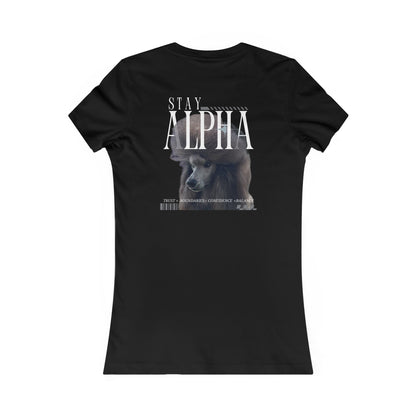 Stay Alpha Women's Fitted Tee