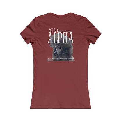 Stay Alpha Women's Fitted Tee