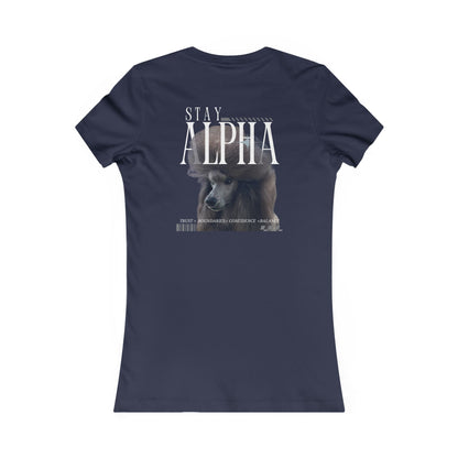 Stay Alpha Women's Fitted Tee