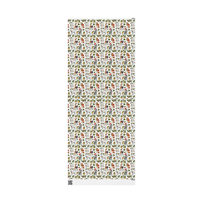 Wrapping Paper Christmas Purebred Dog Schnauzer Bedlington Cocker Spaniel Borzoi