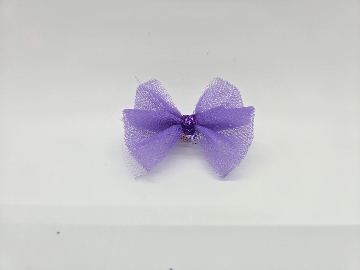 Shades of Purple Assorted Dog Bows