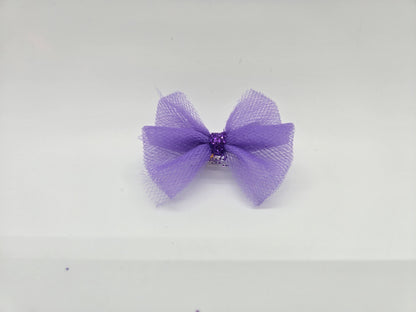 Shades of Purple Assorted Dog Bows