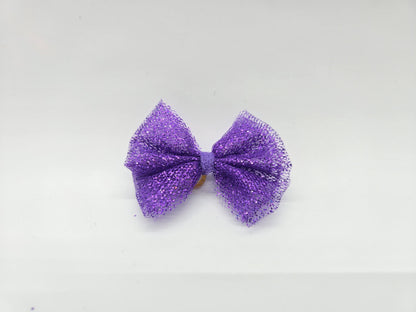 Shades of Purple Assorted Dog Bows