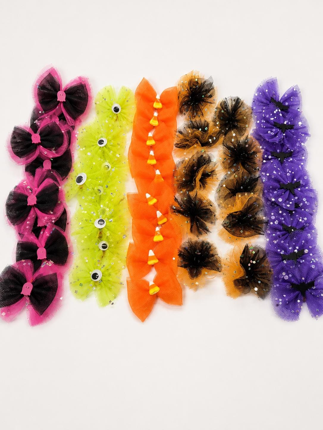 Halloween Bow Box - 50 assorted