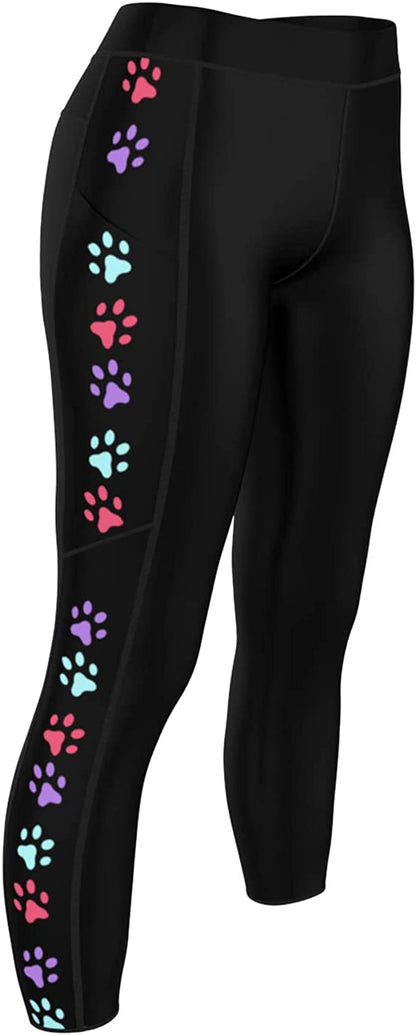 Grooming Leggings - Paw Print
